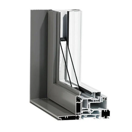 aluminium window section 500x500 1