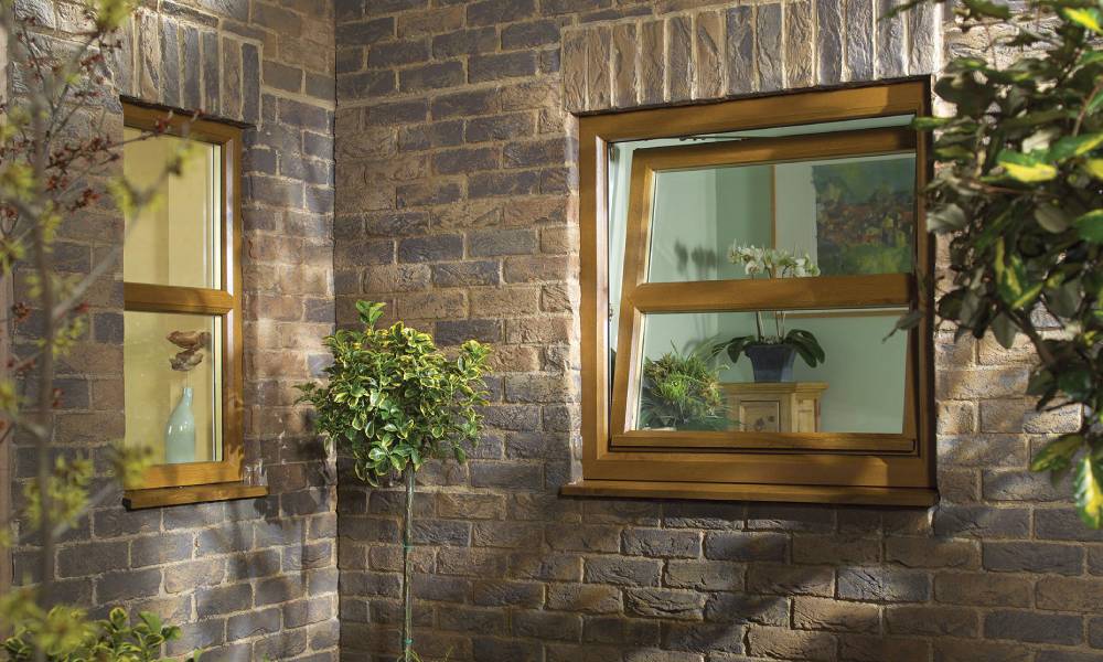 پنجره Upvc دو حالته