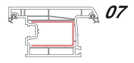 قیمت پروفیل درب بیرون بازشو وین تک