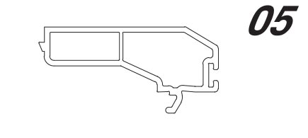 قیمت پروفیل درپوش قاب تک ریل وین تک